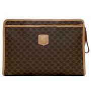 Celine Vintage Pre-owned Canvas kuvertvskor Brown, Dam