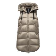 BomBoogie Bright Nylon Down Vest Gray, Dam