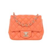 Chanel Vintage Pre-owned Laeder chanel-vskor Orange, Dam