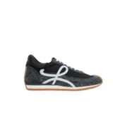 Loewe Svarta Nylon Low-Top Sneakers Multicolor, Herr