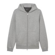 Marc O'Polo Scuba sweatjacka regular Gray, Herr