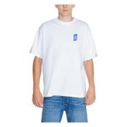 Replay Vit bomulls-T-shirt White, Herr