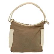 Gucci Vintage Pre-owned Canvas gucci-vskor Beige, Dam