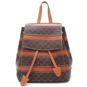 Celine Vintage Pre-owned Canvas ryggsckar Brown, Dam