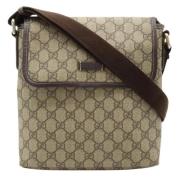 Gucci Vintage Pre-owned Canvas gucci-vskor Beige, Dam