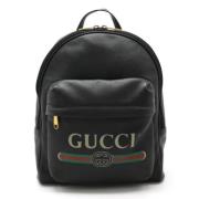 Gucci Vintage Pre-owned Laeder ryggsckar Black, Dam