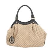 Gucci Vintage Pre-owned Canvas gucci-vskor Beige, Dam