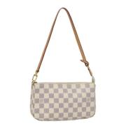 Louis Vuitton Vintage Pre-owned Canvas louis-vuitton-vskor White, Dam