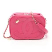 Chanel Vintage Pre-owned Laeder axelremsvskor Pink, Dam