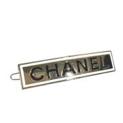 Chanel Vintage Pre-owned Metall hrspnnen Yellow, Dam