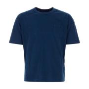 visvim Blå Bomull T-shirt Modern Stil Blue, Herr