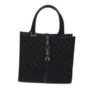 Gucci Vintage Pre-owned Canvas gucci-vskor Black, Dam