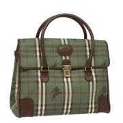 Burberry Vintage Pre-owned Laeder handvskor Green, Dam