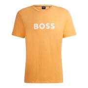 Boss Ekologisk Bomull Herr T-shirt Orange, Herr