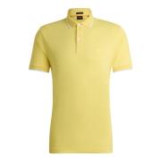 Boss Slim Fit Polo Shirt Yellow, Herr