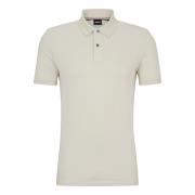 Boss Pique Polo Shirt Gray, Herr