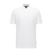 Boss Regular Fit Polo Shirt White, Herr