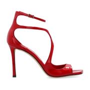 Jimmy Choo Stiletto Sandaler Azia Red, Dam