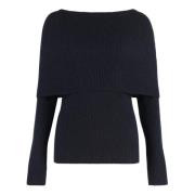 Fabiana Filippi Mysig Turtleneck Tröja Blue, Dam