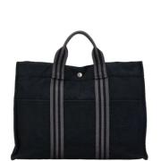 Hermès Vintage Pre-owned Canvas handvskor Black, Dam