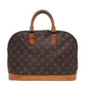 Louis Vuitton Vintage Pre-owned Canvas handvskor Brown, Dam