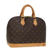 Louis Vuitton Vintage Pre-owned Canvas handvskor Brown, Dam