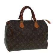 Louis Vuitton Vintage Pre-owned Canvas handvskor Brown, Dam