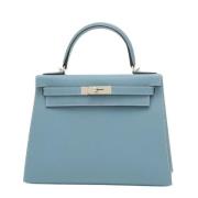 Hermès Vintage Pre-owned Laeder handvskor Blue, Dam