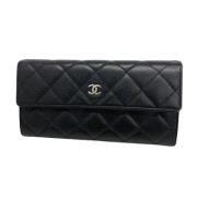 Chanel Vintage Pre-owned Laeder plnbcker Black, Dam