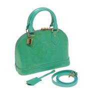 Louis Vuitton Vintage Pre-owned Laeder handvskor Green, Dam