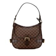 Louis Vuitton Vintage Pre-owned Canvas axelremsvskor Brown, Dam