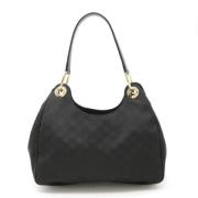 Gucci Vintage Pre-owned Tyg gucci-vskor Black, Dam