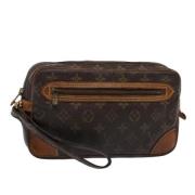 Louis Vuitton Vintage Pre-owned Canvas kuvertvskor Brown, Dam