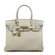 Hermès Vintage Pre-owned Laeder handvskor White, Dam