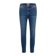 Cream Slim Fit Blå Denim Jeans Blue, Dam