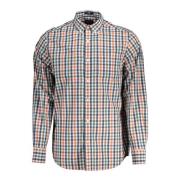 Gant Grön Skjorta Långärmad Button Down Multicolor, Herr