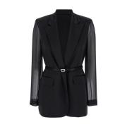 Pinko Svart Gagny Blazer Jacka Black, Dam