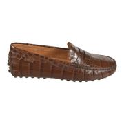 Tod's Platta skor för kvinnor Brown, Dam