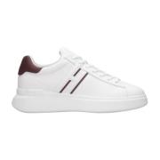 Hogan Läder Sneakers med Maxi Logo White, Herr