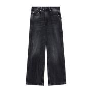 Haikure Vida jeans med vida ben Black, Dam