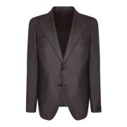 Tagliatore Lyxig Brun Blazer Aw24 Brown, Herr