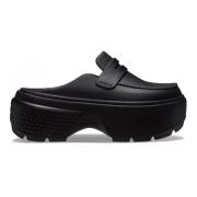 Crocs Svart Stomp Loafer Skor Black, Dam