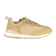 U.s. Polo Assn. Sportig Beige Snörskor Kontrast Logo Beige, Herr