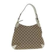 Gucci Vintage Pre-owned Canvas gucci-vskor Beige, Dam