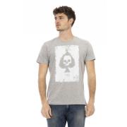 Trussardi Kortärmad Rund Hals T-shirt Gray, Herr