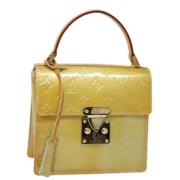 Louis Vuitton Vintage Pre-owned Laeder handvskor Yellow, Dam