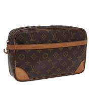 Louis Vuitton Vintage Pre-owned Canvas kuvertvskor Brown, Dam