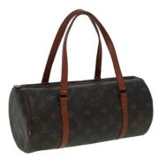 Louis Vuitton Vintage Pre-owned Canvas handvskor Brown, Dam