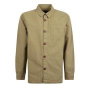 Barbour Olivblekt Casual Skjorta Green, Herr