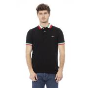 Baldinini Tricolor Polo Shirt Black, Herr